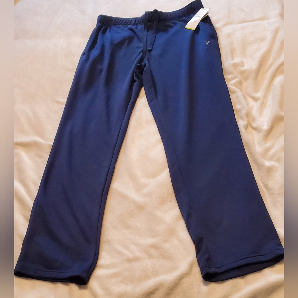 Old Navy Active Go Dry Men's Athletic Pants -Med, Navy Blue